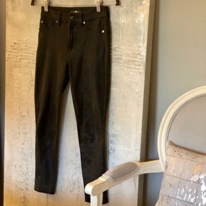 Textured Green/Gray 7 For All Mankind Jeggings